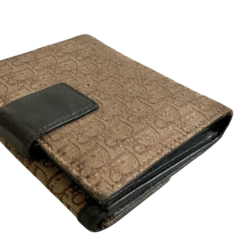 Christian Dior Brown Trotter Compact Wallet
